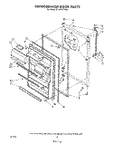 Part Location Diagram of 1116580 Whirlpool Panel, Refrigerator Door (Platinum)