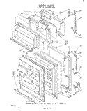DOOR , NOT ILLUSTRATED AND OPTIONAL Diagram and Parts List for ET20HKXLWR0  Whirlpool Refrigerator