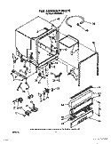 TUB ASSEMBLY Diagram and Parts List for DU8500XX1  Whirlpool Dishwasher