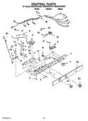 Part Location Diagram of W10127398 Whirlpool ESCUTCHEON