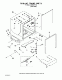 Part Location Diagram of W10321574 Whirlpool SHIELD