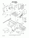 UNIT PARTS Diagram and Parts List for BRS62BRBNA00  Whirlpool Refrigerator