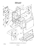 DOOR Diagram and Parts List for DU9700XR7  Whirlpool Dishwasher