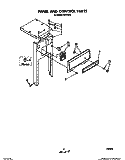 Part Location Diagram of 608768 Whirlpool Escutcheon
