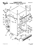 Part Location Diagram of 836159 Whirlpool Bottom Door Hinge