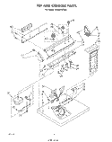SECTION Diagram and Parts List for LE6600XPW0  Whirlpool Dryer