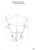 SUSPENSION Diagram and Parts List for LCR7244DZ5  Whirlpool Washer