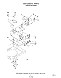 METER CASE Diagram and Parts List for CA2751XSW5  Whirlpool Washer