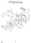 DISPENSER FRONT Diagram and Parts List for KSFS20QEAL1  KitchenAid Refrigerator