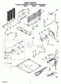 UNIT PARTS Diagram and Parts List for GR2SHWXVS01  Whirlpool Refrigerator