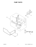 PUMP PARTS Diagram and Parts List for KUIC15NRXS2  KitchenAid Ice Maker