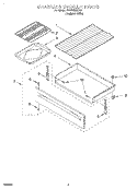 Part Location Diagram of 814395 Whirlpool PANEL-DRWR