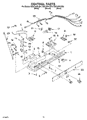 CONTROL Diagram and Parts List for GD2LHGXLT04  Whirlpool Refrigerator