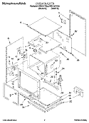 OVEN, OPTIONAL Diagram and Parts List for KEBI141YWH3  KitchenAid Wall Oven