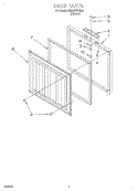 SECTION Diagram and Parts List for EH070FXDN00  Whirlpool Freezer