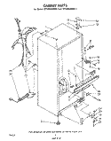 Part Location Diagram of 1100222 Whirlpool Center Rail (Platinum)