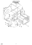 OVEN Diagram and Parts List for FES310BQ1  Roper Range