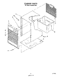 SECTION Diagram and Parts List for AD0302XM0  Whirlpool Dehumidifier