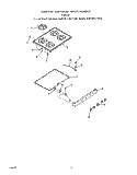 MAIN TOP Diagram and Parts List for F4457W0  Roper Range