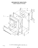 REFRIGERATOR DOOR , LIT/OPTIONAL Diagram and Parts List for ET18JMXSW05  Whirlpool Refrigerator