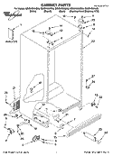 CABINET PARTS Diagram and Parts List for GS6SHEXNB05  Whirlpool Refrigerator