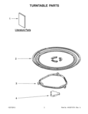 Part Location Diagram of WPW10451789 Whirlpool SHAFT-TURN