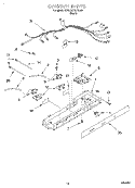 CONTROL Diagram and Parts List for KSRB27QFBL00  KitchenAid Refrigerator