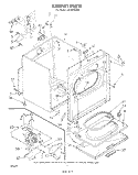 SECTION Diagram and Parts List for LE7800XSW0  Whirlpool Dryer
