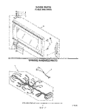 DOOR , WIRING HARNESS , LIT/OPTIONAL Diagram and Parts List for KHMS105WWH0  KitchenAid Microwave