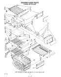 FREEZER SHELF Diagram and Parts List for KSRF26DTPL00  KitchenAid Refrigerator