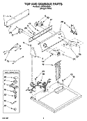 Part Location Diagram of 8578851 Whirlpool PANEL-CNTL