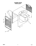 SECTION Diagram and Parts List for AK4000XV0  Whirlpool Dehumidifier
