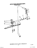 UPPER WASH AND RINSE Diagram and Parts List for KUDM220T0  KitchenAid Dishwasher