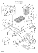 UNIT Diagram and Parts List for SS25AQXHW00  Whirlpool Refrigerator
