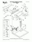 Part Location Diagram of W10150610 Whirlpool MANUAL, USE & CARE DRYER