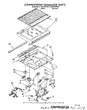 COMPARTMENT SEPARATOR Diagram and Parts List for ET22DKXWN01  Whirlpool Refrigerator