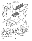 UNIT Diagram and Parts List for ET20DKXSW00  Whirlpool Refrigerator