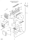 ICEMAKER, LIT/OPTIONAL Diagram and Parts List for KSSS36QDX03  KitchenAid Refrigerator