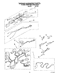 Part Location Diagram of 4365546 Whirlpool WIRE, GROUND SEE NOTE 1