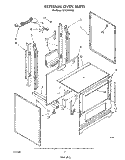 EXTERNAL OVEN Diagram and Parts List for SF3020ERW4  Whirlpool Range