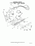 CONTROL PARTS Diagram and Parts List for TS25AFXKT08  Estate Refrigerator