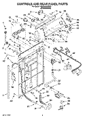 Part Location Diagram of 8566003 Whirlpool Bracket, Control