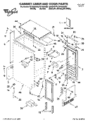Part Location Diagram of 8201608 Whirlpool DISCONTINUED