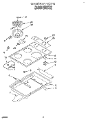 COOKTOP Diagram and Parts List for RS630PXYH3  Whirlpool Range
