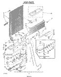 UNIT Diagram and Parts List for ET18VKXSW03  Whirlpool Refrigerator