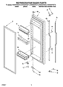 Part Location Diagram of L2207327L Whirlpool DOR-FIP Stainless Steel