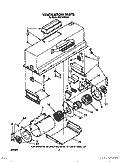 VENTILATION PARTS Diagram and Parts List for RH7736XXS0  Whirlpool Range Hood