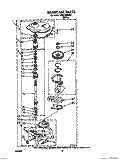 GEARCASE Diagram and Parts List for TAWL200WW0  Estate Washer