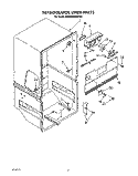 REFRIGERATOR LINER Diagram and Parts List for KBRS22KWAL00  KitchenAid Refrigerator