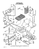 UNIT Diagram and Parts List for KSRB25QXWH00  KitchenAid Refrigerator